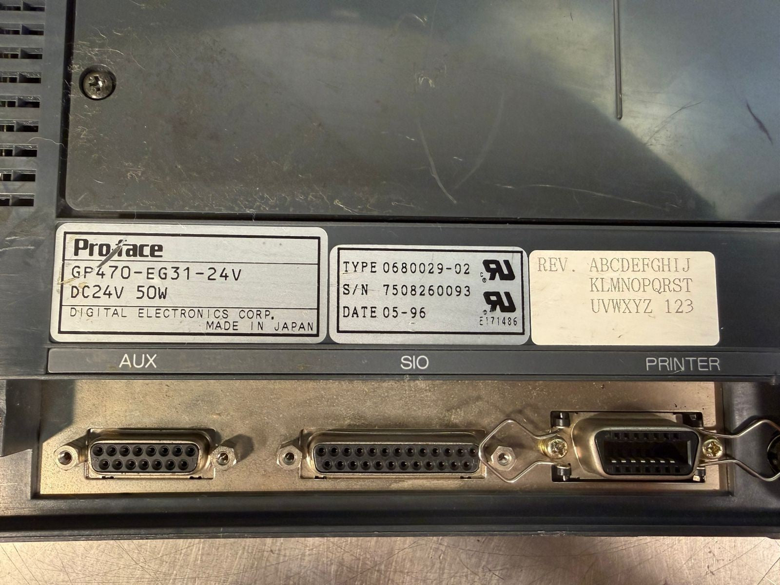 Pro-Face GP470-EG31-24V DC24v 50w Touch Screen                     (8.3.5)