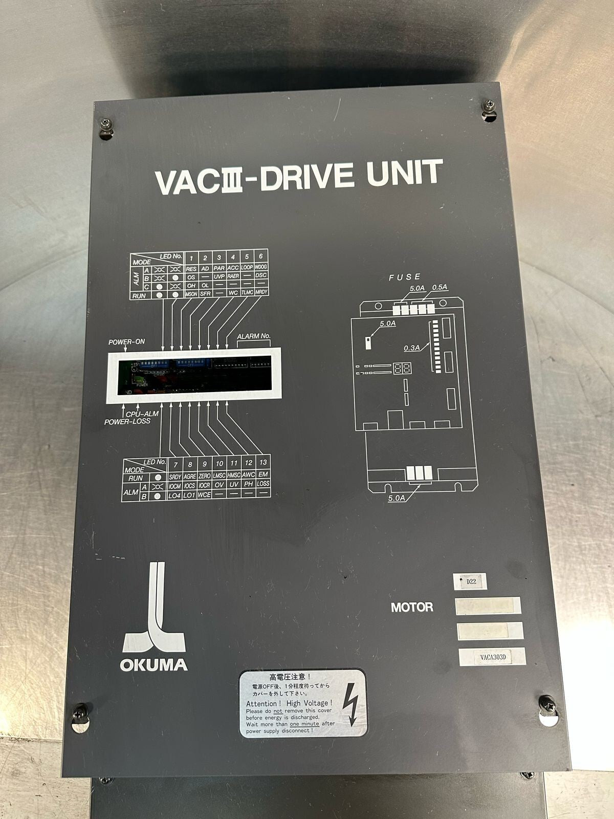 Okuma VacIII DRIVE UNIT D22 VACA303D                       (2.5.4)
