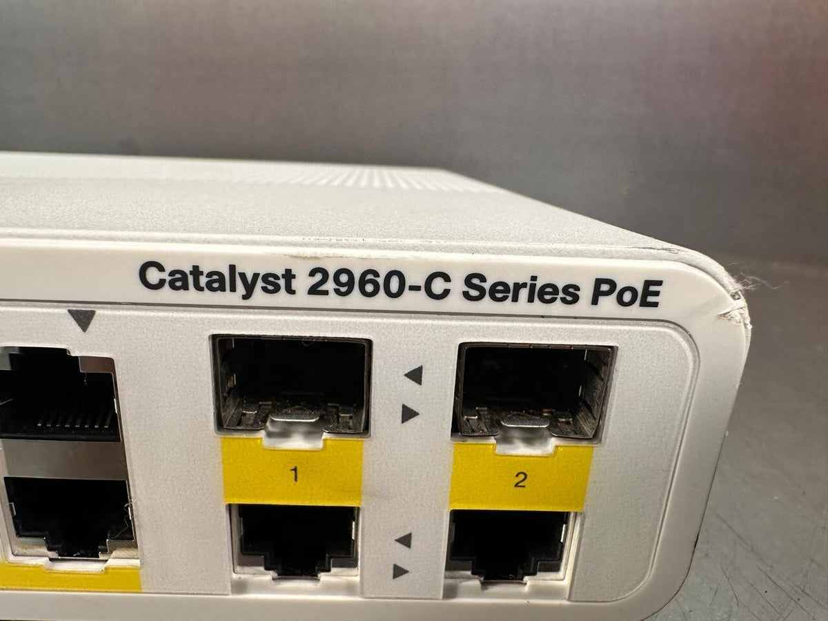 Cisco Catalyst WS-C2960C-12PC-L  V01 12-Port FE PoE Compact Switch ( 7.5.4)