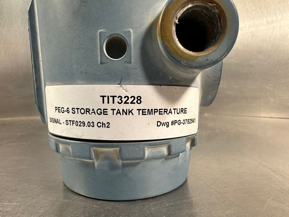 Rosemount D1E5B4M5Q4 PEG-6 Storage Tank Temperature / D1E5B4M504  (11.6.1)