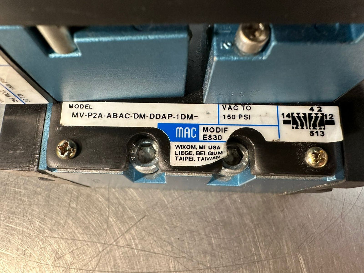 Mac MV-P2A-ABAC-DM-DDAP-1DM SOLENOID VALVE 150 PSI  (1.1.1)