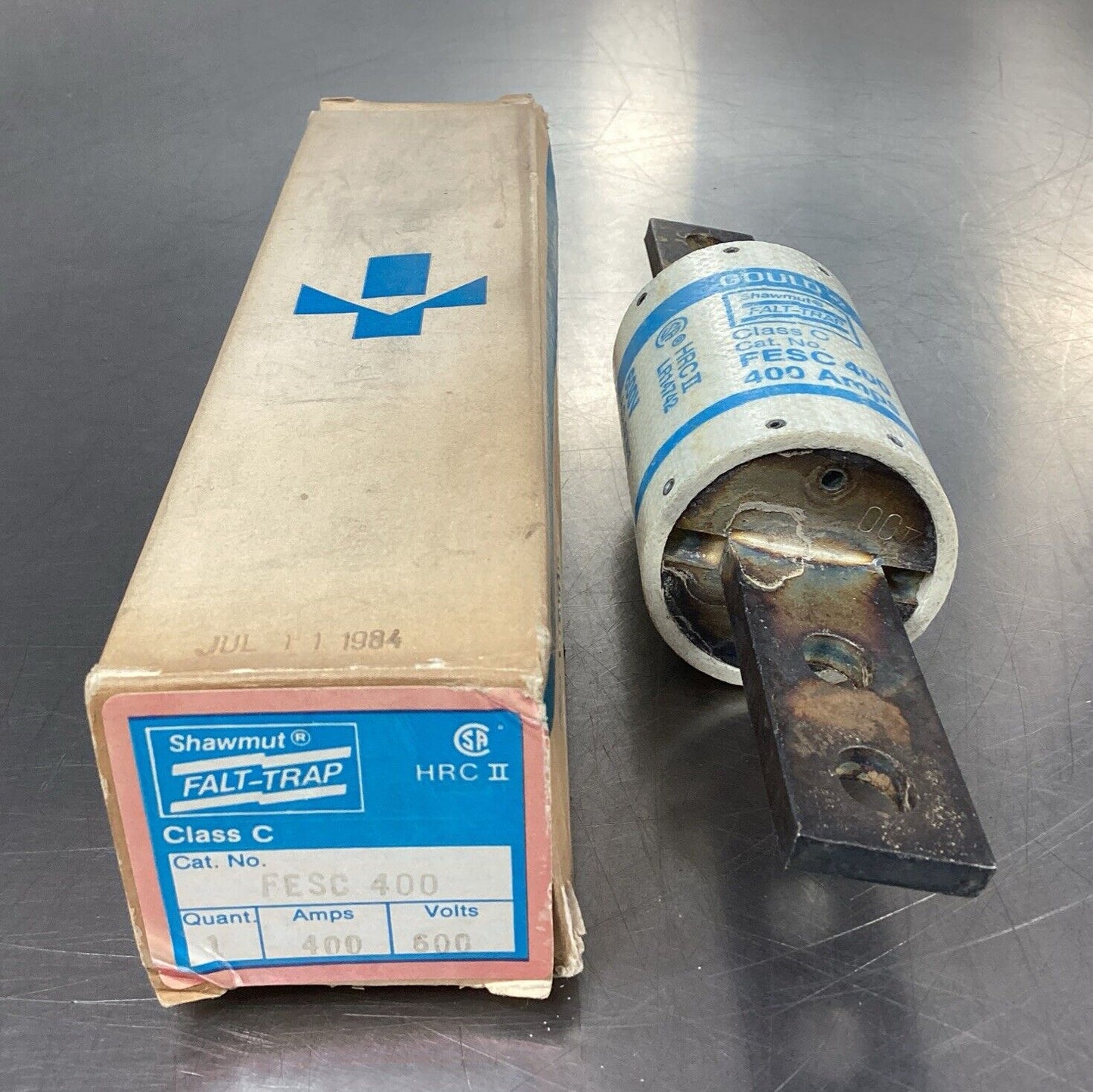 GOULD SHAWMUT  FESC400  400A 600V Class C Fuse      4E-36