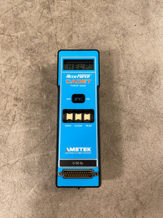 Ametek AccuForce FI-SGC004 Black/Blue Digital Display Cadet Force Gage LOC2D