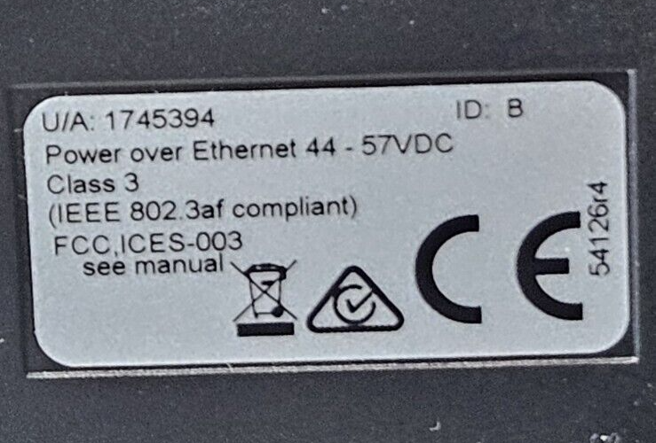 AXIS P1405-LE MkII Communications Network Camera Operation confirmed.   (BIN754)