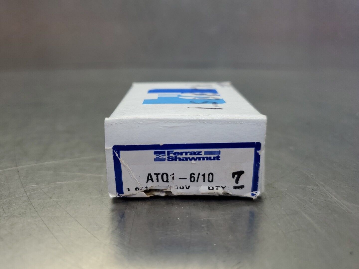 Ferraz Shawmut ATQ1-6/10 Fuse, Midget, 1-6/10A, Lot of 7.                  4C-38
