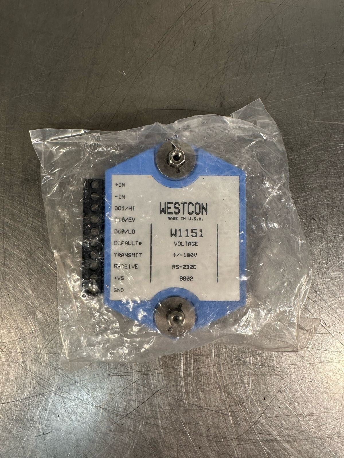 Westcon RS-232C W1151 Voltage +/-100V                               (6.2.2)