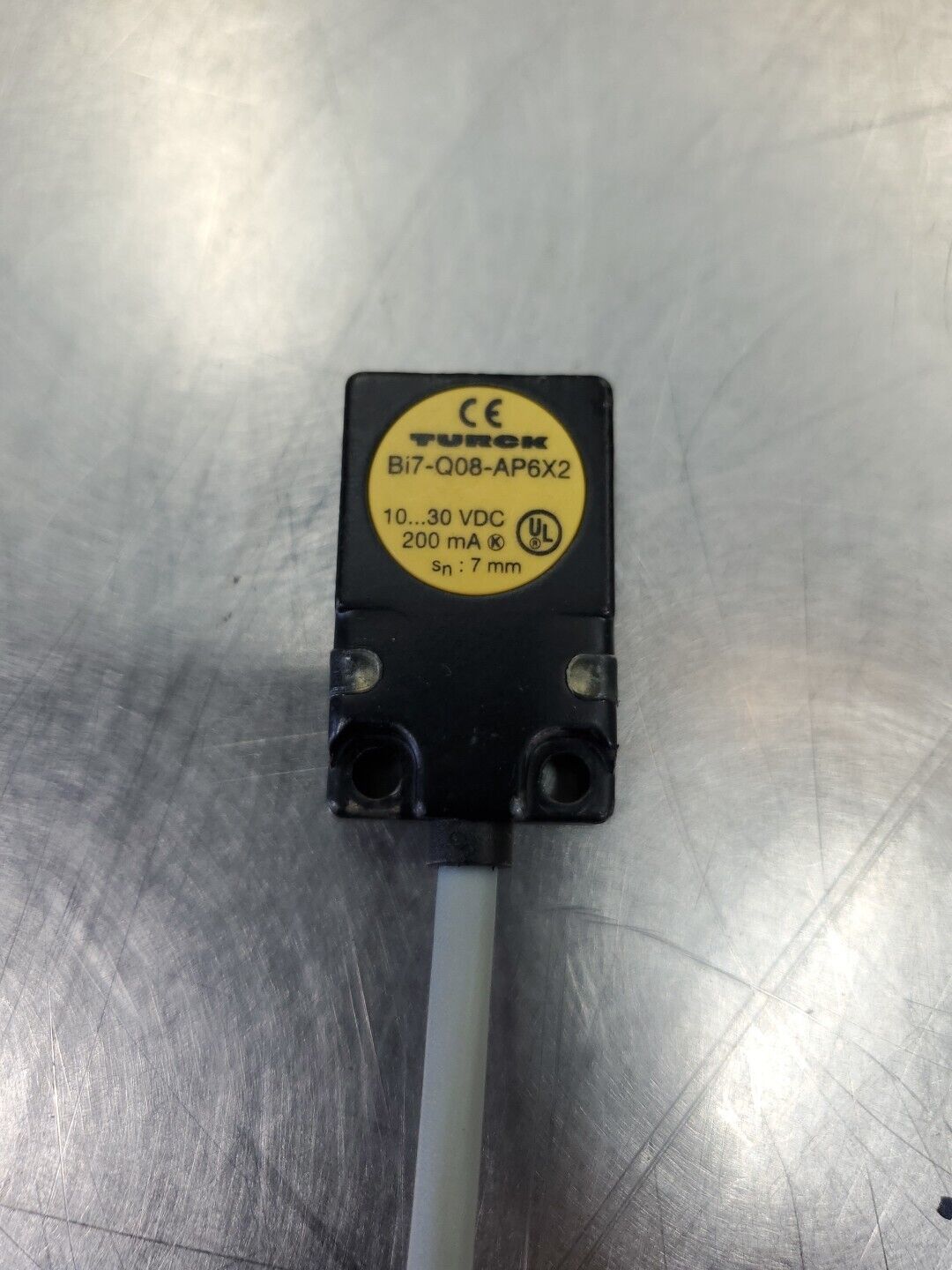 Turck  BI 7-Q08-AP6X2-0.2M-RS 4T  Sensor, 10-30VDC, 200 mA                 5E-20