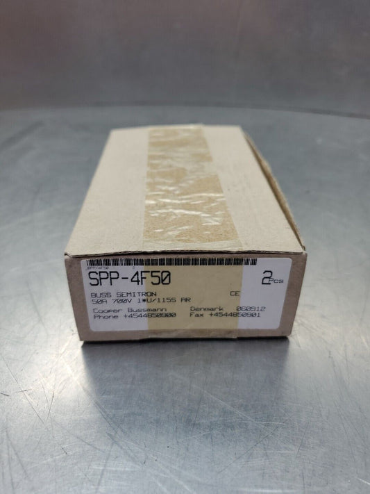 BUSS SEMITRON SPP-4F50 50A 700V CONDUCTOR FUSES - BOX OF (2)               4D-35