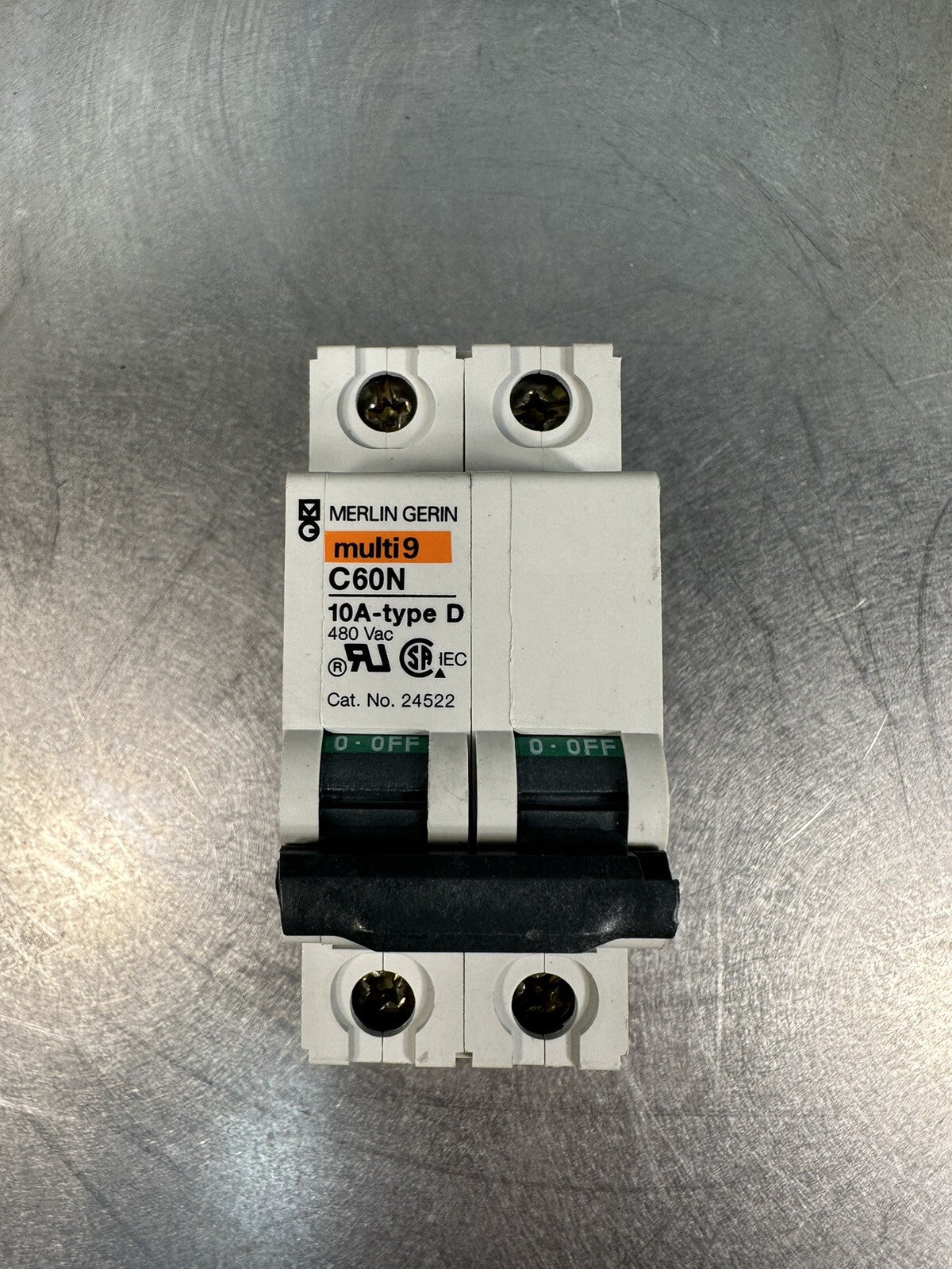 MERLIN GERIN MULTI9 C60N 10A-TYPE D BREAKER (BIN-1.1.1)
