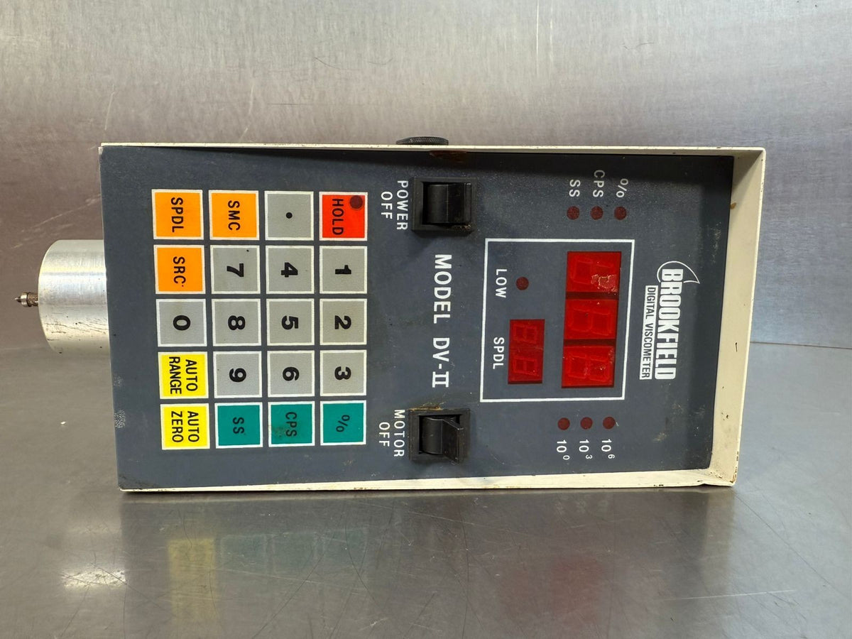 Brookfield Dv-II / Lvtdv-II Digital Viscometer Laboratory          (3.6.3)