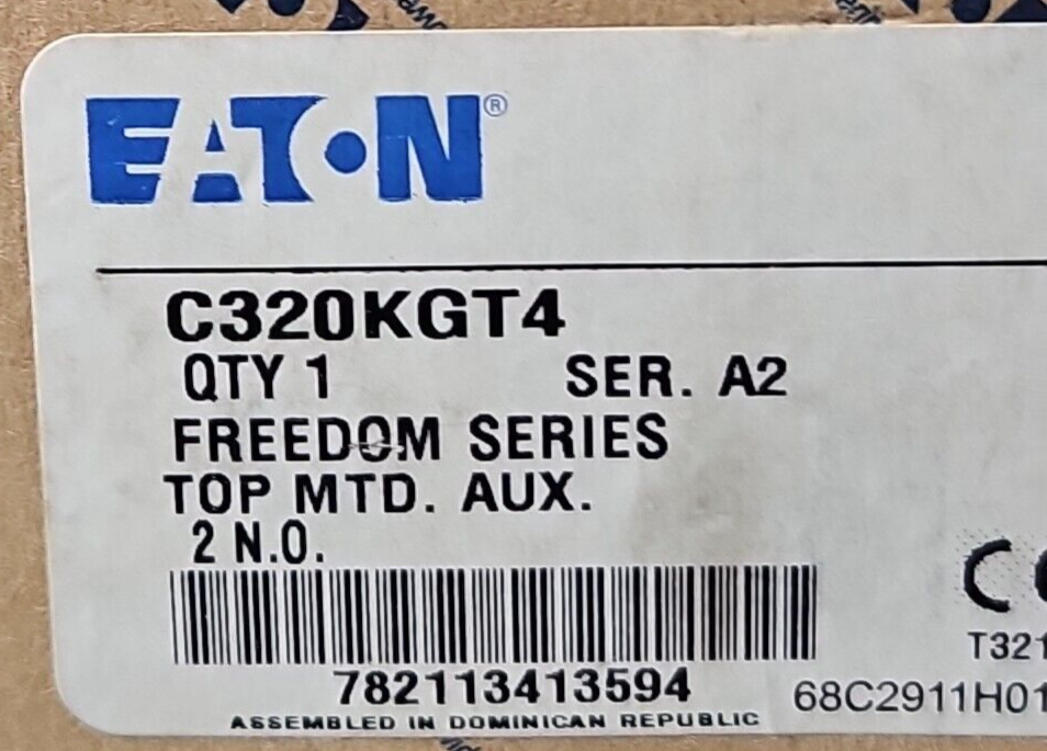 Eaton C320KGT4 Ser A2 auxliar contact                                    Loc4D21