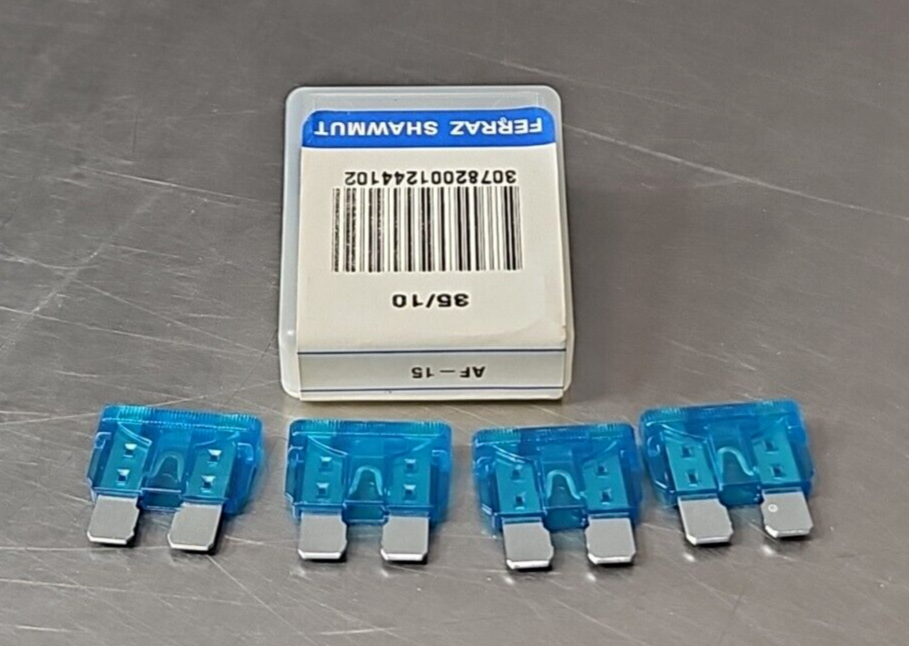 Ferraz shawmut AF-15 Fast acting fuse. Lot of 4.                         Loc4D21