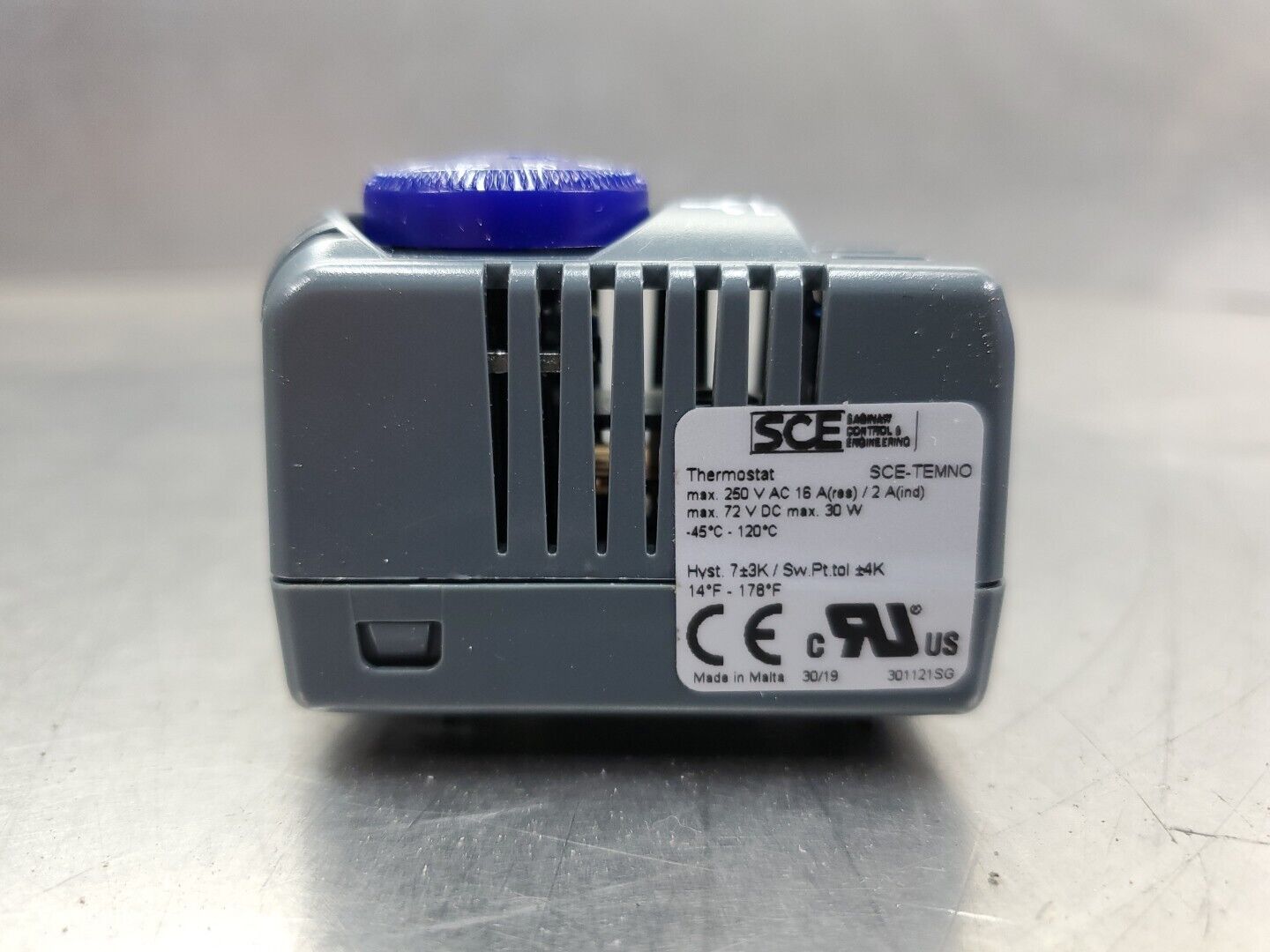 SCE SCE-TEMNO THERMOSTAT SCE-TEMNO - M/N:301121SG.                         4E-35