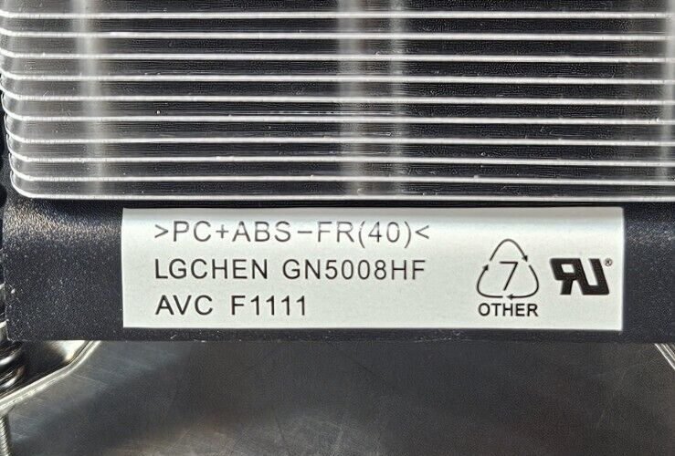LGCHEN GN5008HF GEC2950 Heat Sink With Fan                              (BIN544)