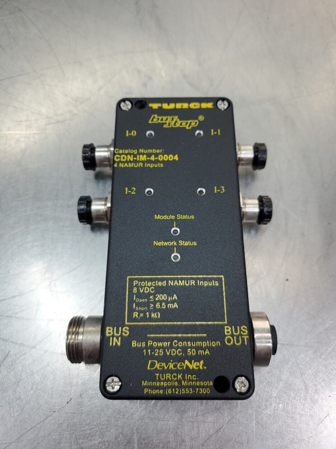 TURCK CDN-IM-4-0004 BusStop Bus Power Block.                               5E-24