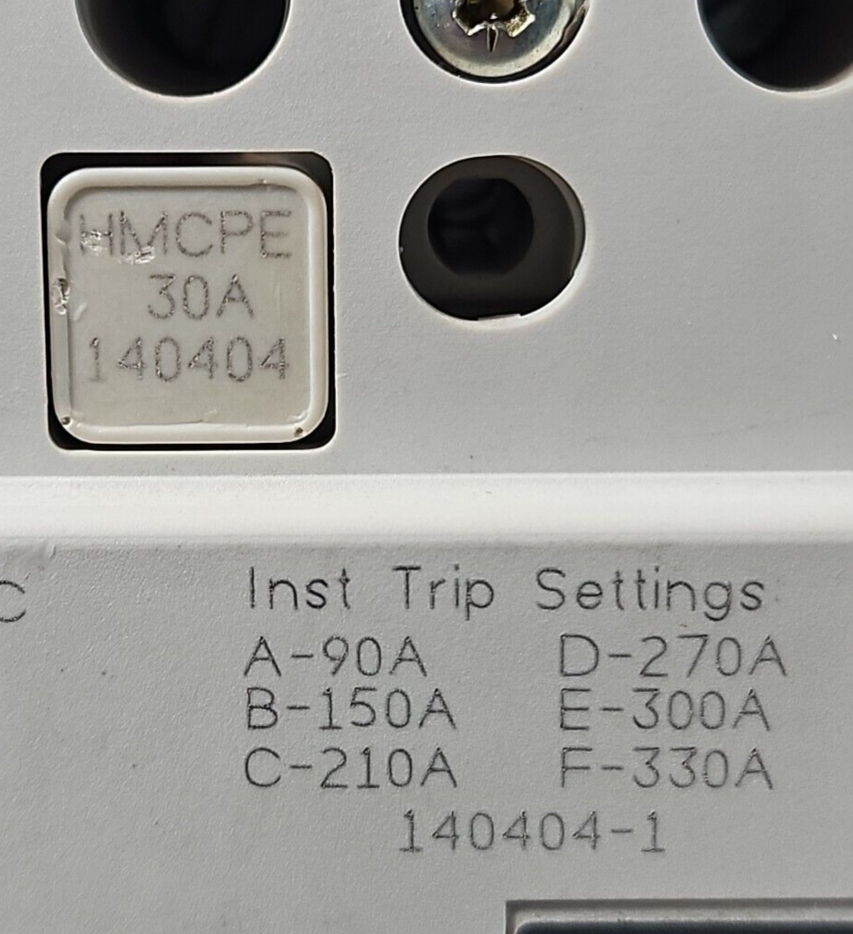 Eaton HMCPE030H1C Circuit Breaker 30A 3 pole                            (BIN254)