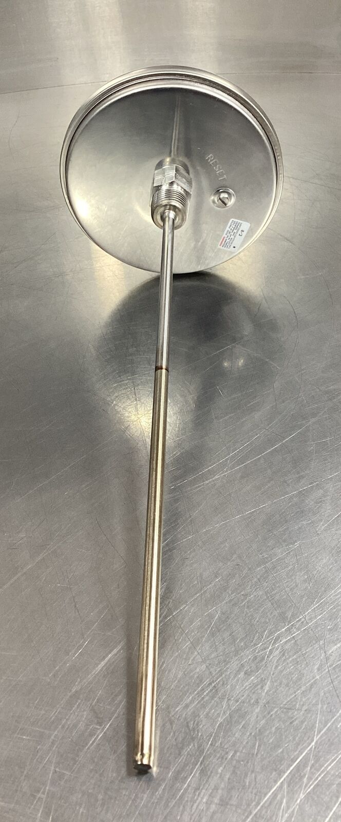 ASHCROFT THERMOMETER 50 EI 60R 120 100/800F  5" FACE 12" STEM 1/2" NPT    6B-10