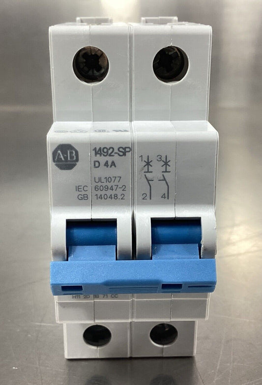 Allen-Bradley  1492-SPM2D040 /D 4A  Circuit Breaker 4A 2 Pole       4D-31
