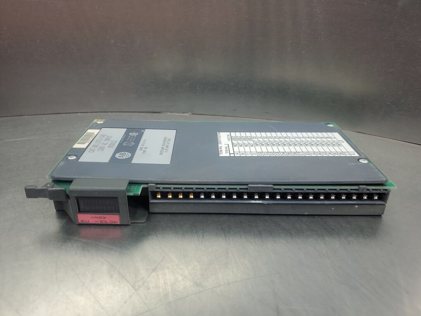 Allen Bradley 1771-IAD 120VAC Input Module.                                3E-36