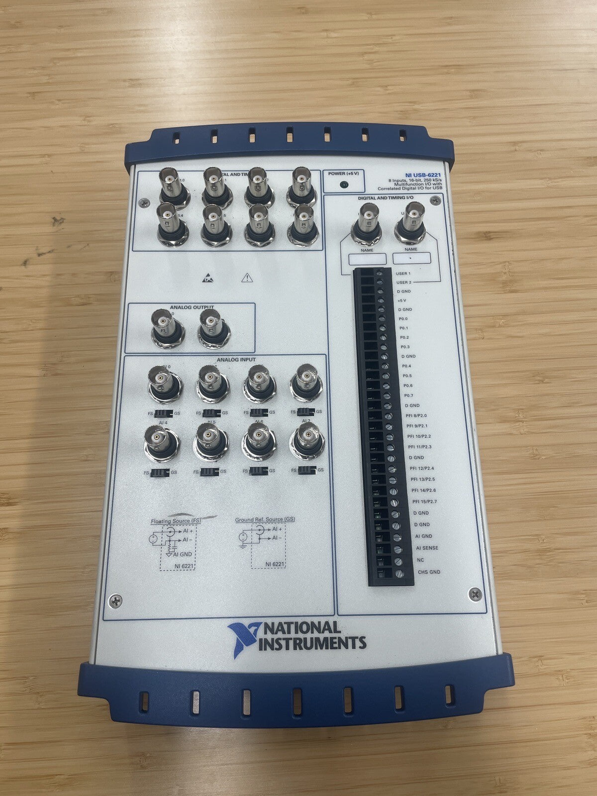 NATIONAL INSTRUMENTS NI USB-6221 "TESTED GOOD" @2B(BIN 3.5.2)