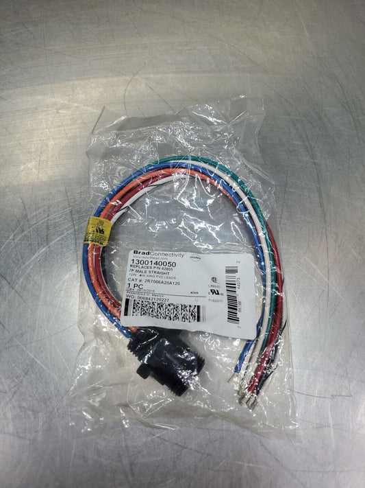 BradConnectivity 1300140050 42805 7P MALE Straight 12" MINI RECEPTACLE.    5D-25