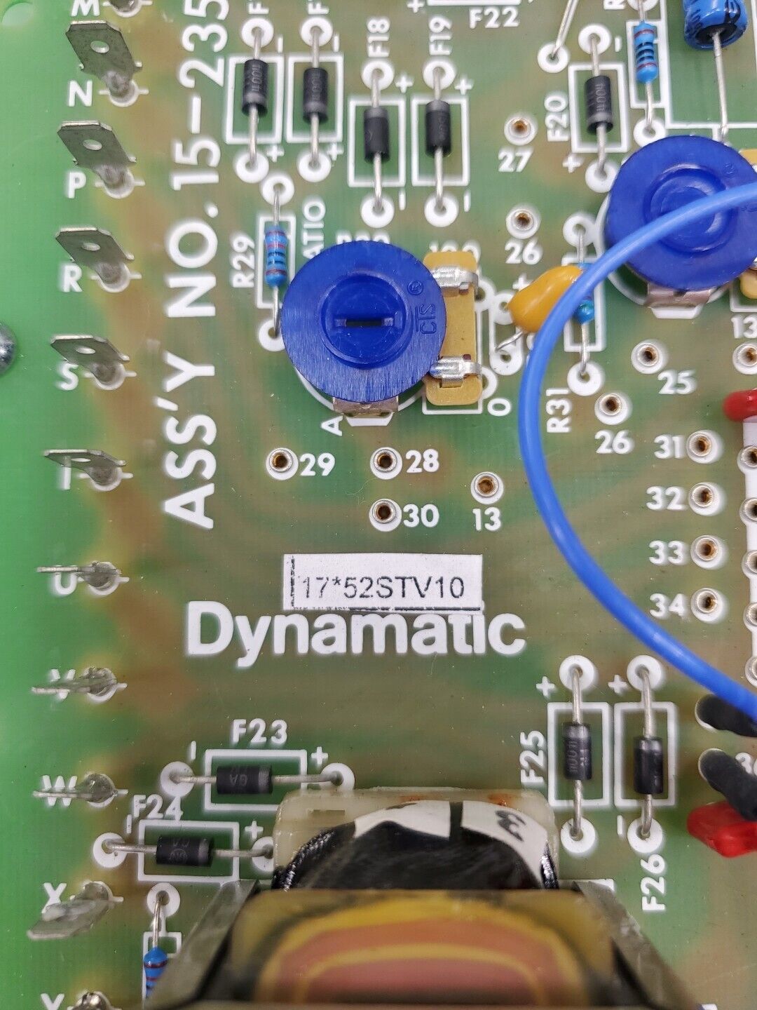 DYNAMATIC 70-47-110 Control Board.                                          3D-8