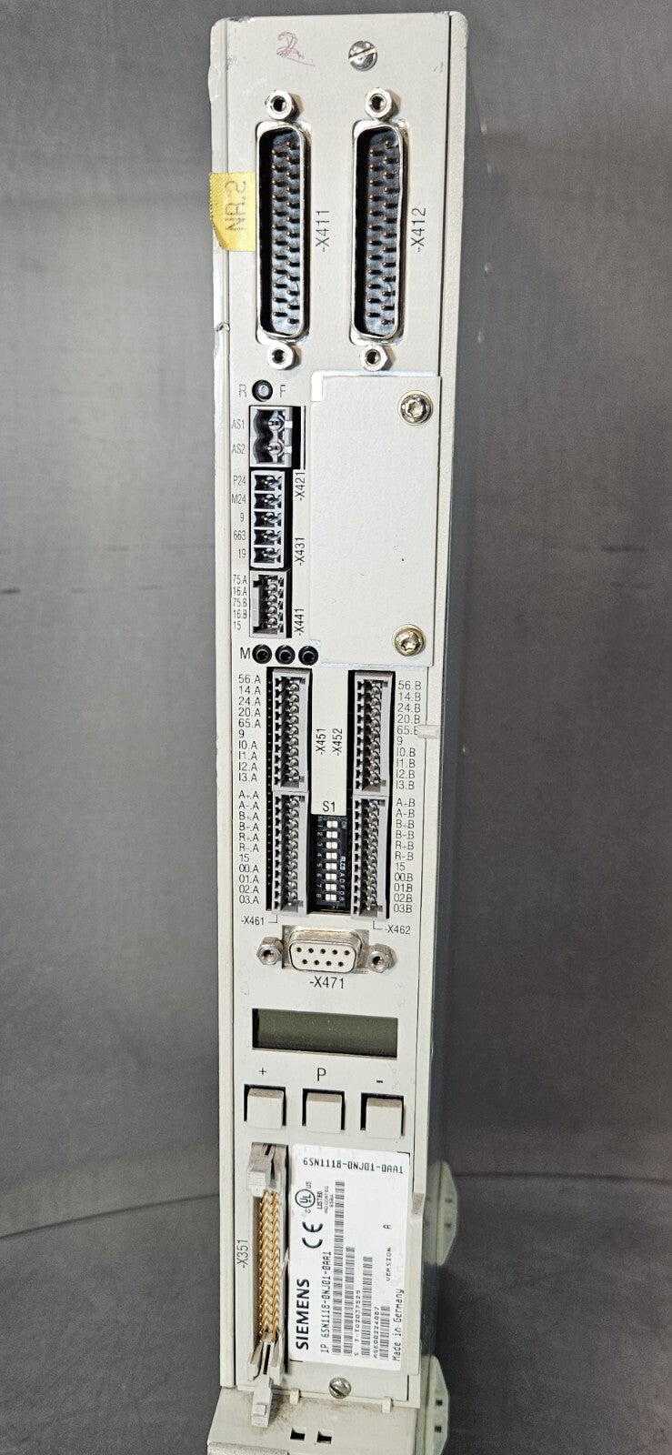 Siemens 6SN1118-0NJ01-0AA1 / 6SN1123-1AA00-0BA1  power Module           (BIN555)