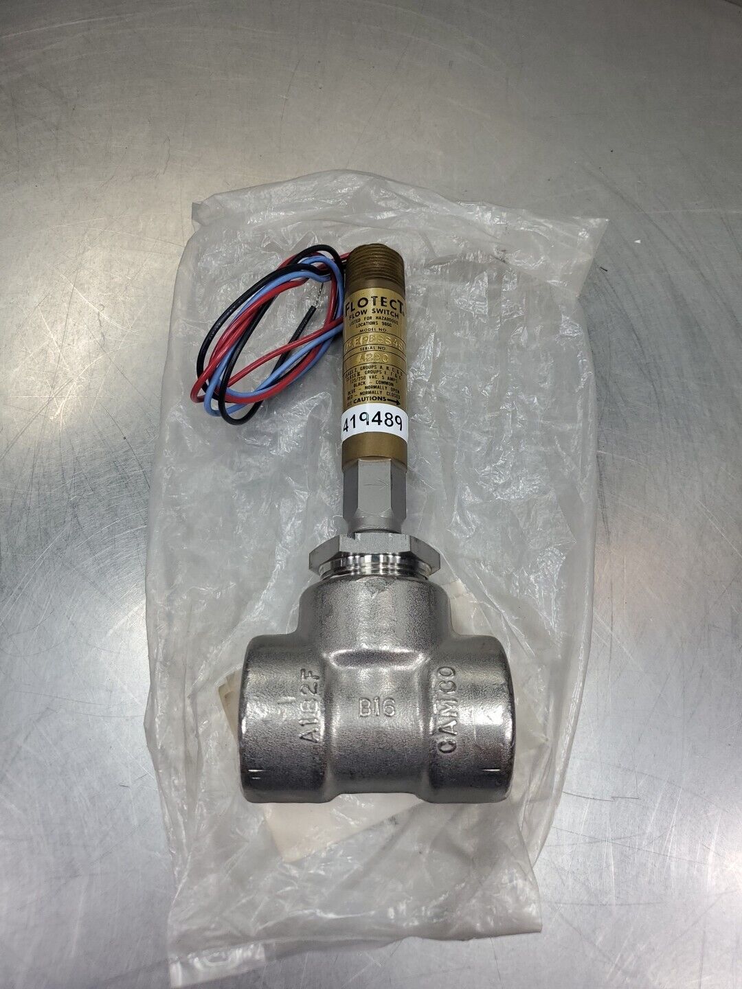 FLOTECT V6EPBSS4S FLOW SWITCH.                                                6E