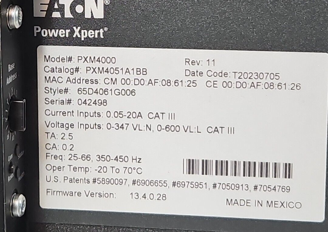 Eaton PXM4000 Power Uninterrupted  Supply  (PXM4051A1BB)                (BIN443)