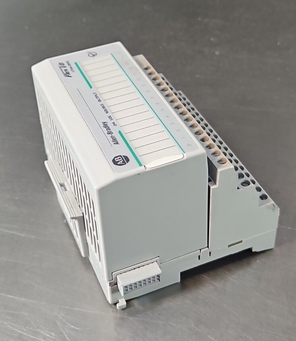 Allen Bradley 1794-OB16 24VDC Source Flex I/0 Output Module w/ T. Base  (BIN453)