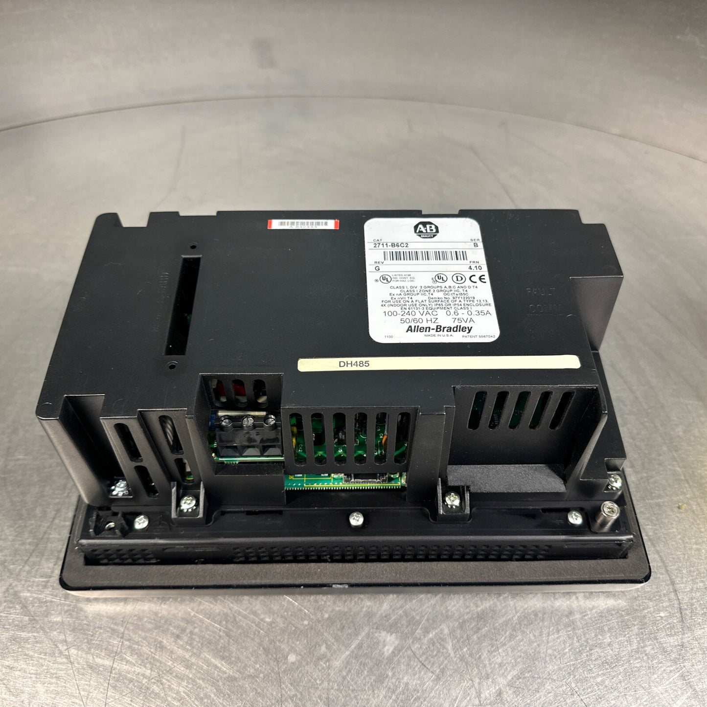 Allen-Bradley 2711-B6C2 ser-B rev-G * Refurbished* ￼(BIN-1.2.5)