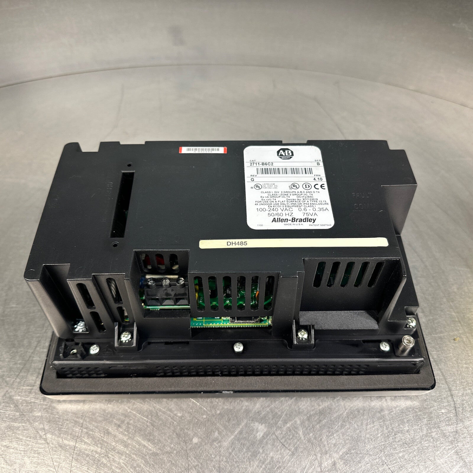 Allen-Bradley 2711-B6C2 ser-B rev-G * Refurbished* ￼(BIN-1.2.5)