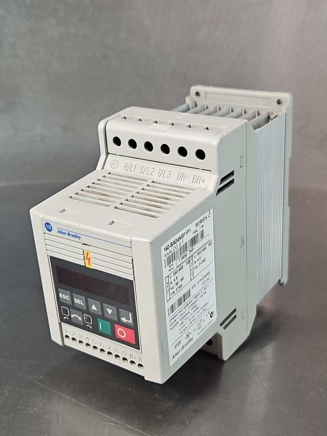 Allen Bradley 160-BA04NSF1P1 Ser C Variable Speed Drive       (BIN344)