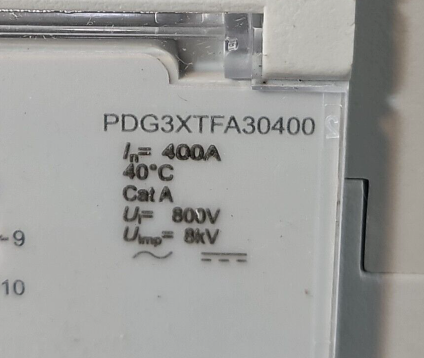 Eaton PDG3XTFA30400 Circuit Breaker                                     (BIN454)
