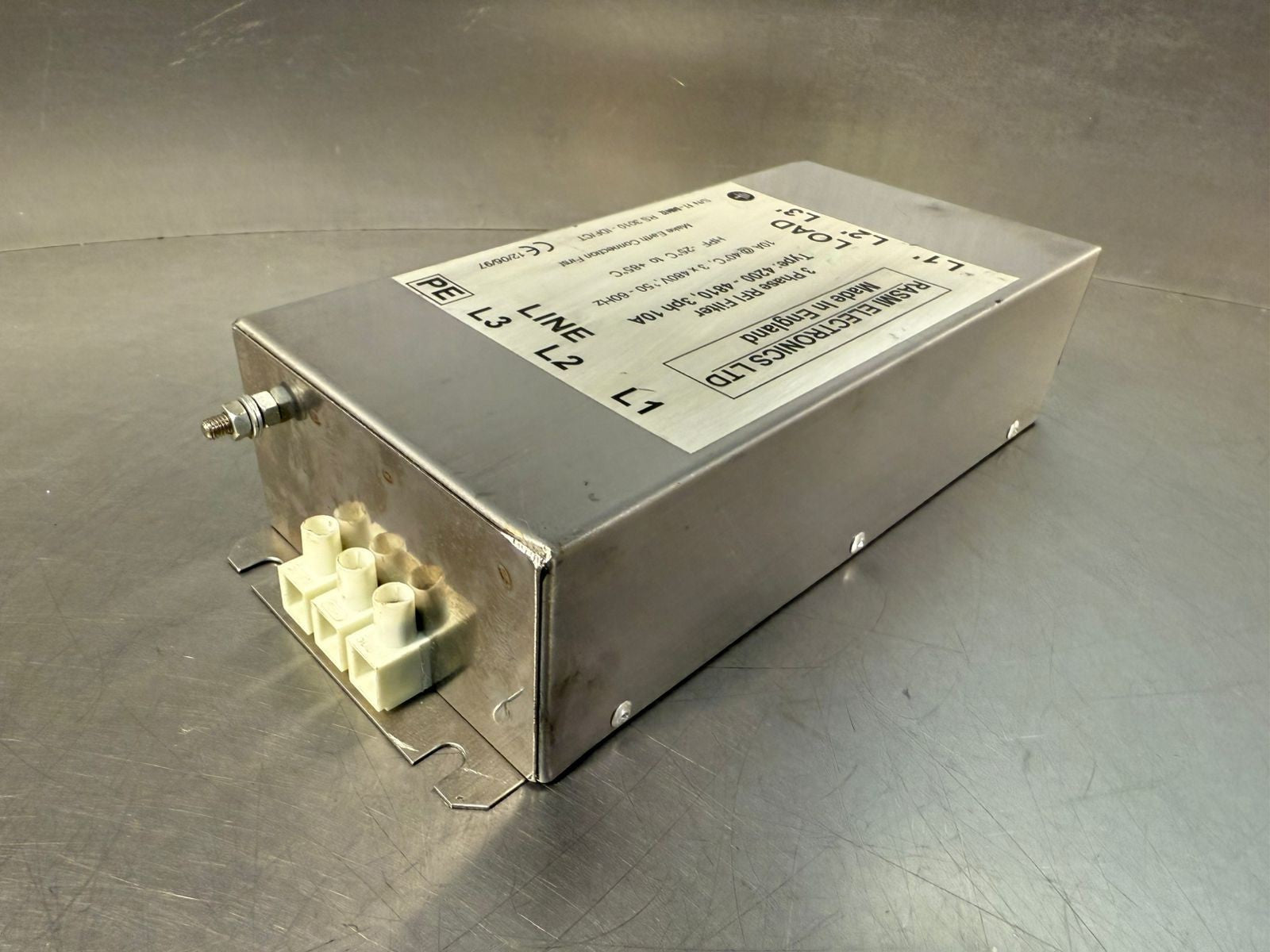 Rasmi Electric 4200-4810 Rfi Filter 10Amp 3X480v 50/60Hz 3Phase (2.1.5)