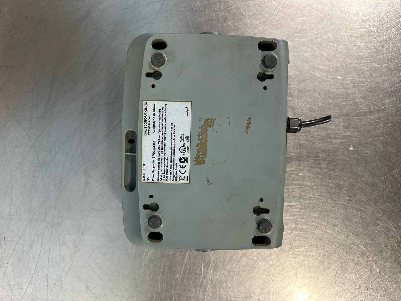 Ohaus Series Defender-3000 Indicator Display for Scale T31P (5.3.4)