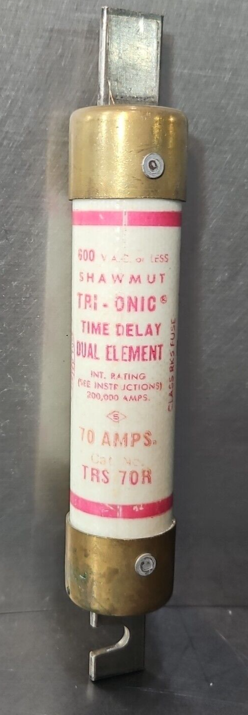 Gould Shawmut A6D80R Dual Element Time Dekay 70 A 600V                   Loc4B29