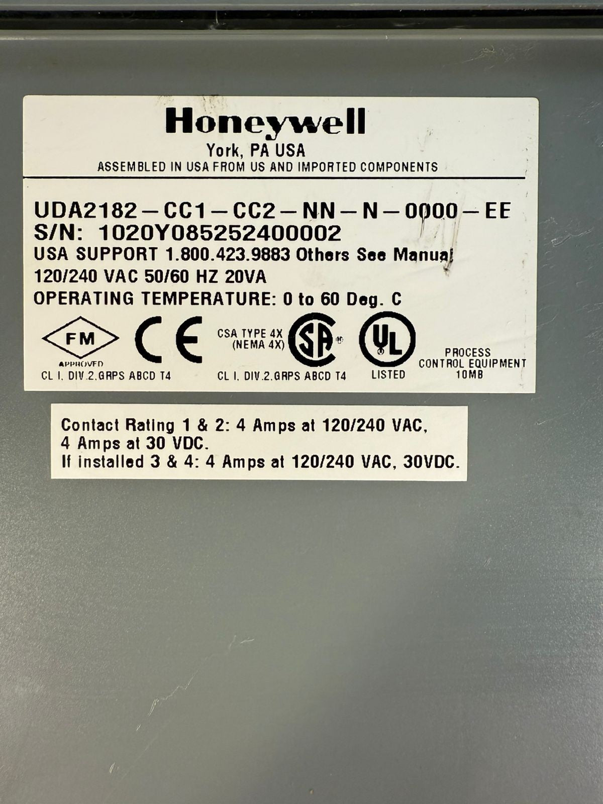  Honeywell UDA2182-CC1-CC2-NN-N-0000-EE / UDA2182-CC1-CC2-NN-N      (2.5.2)
