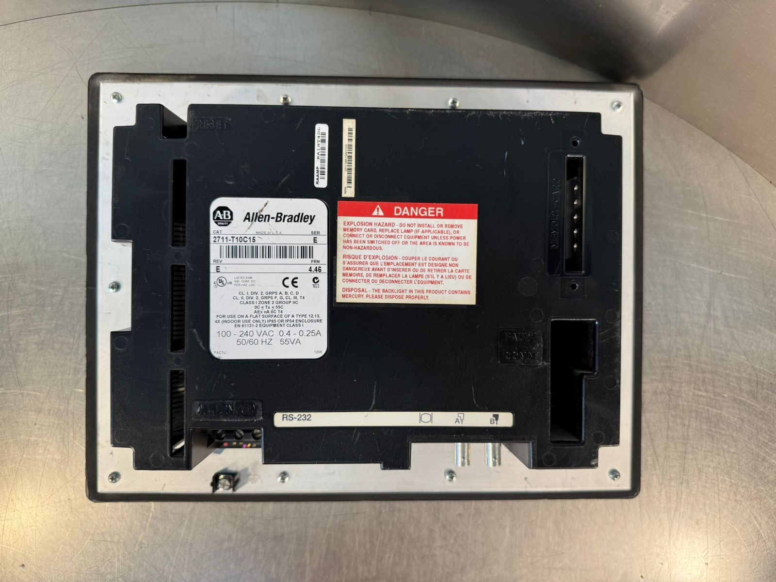 Allen Bradley 2711-T10C15 /E PanelView 1000 Rev.E Frn. 4.46        (6.5.4)