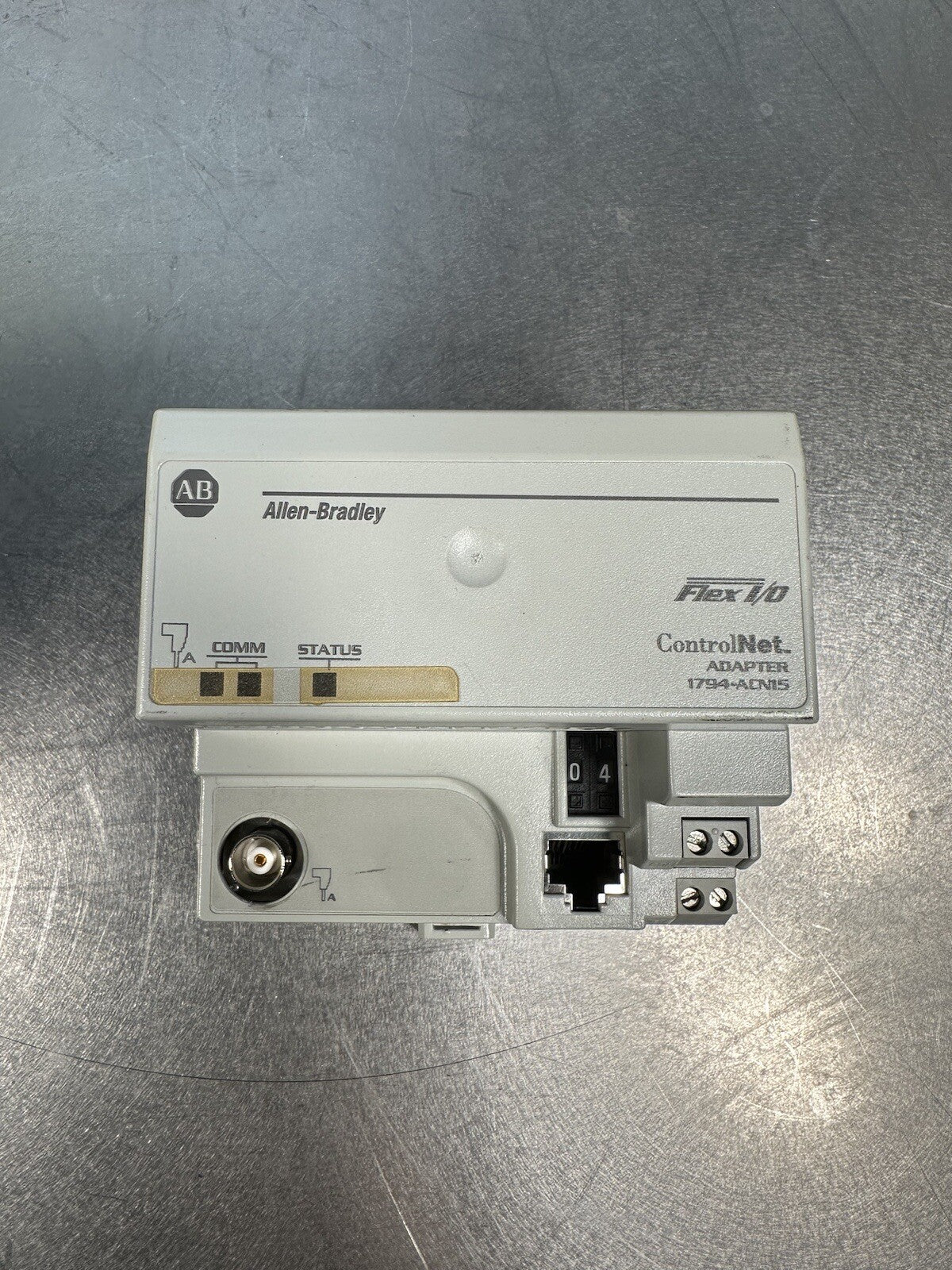 Allen Bradley 1794-ACN15 Flex I/O ControNet 24 VDC Ser. C F/W 4.3 (BIN-1.1.1)