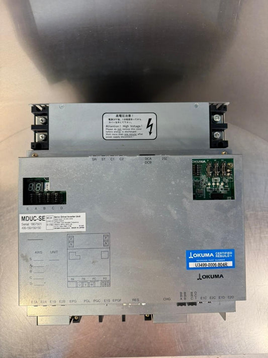 Okuma Servo Drive Inverter MDUC-SE /MCS4                                 (9.6.1)