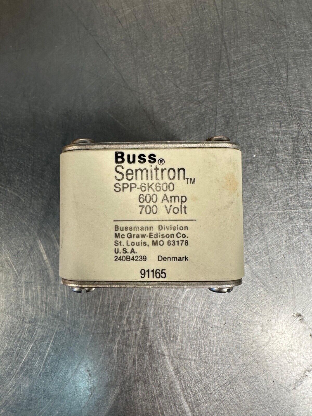 Buss Semitron SPP-6K600 Fuse,  600AMP 700V (4B-17)