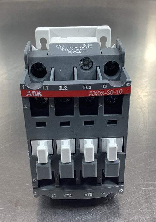 ABB   AX09-30-10-80   Contactor 220-230V 50Hz Coil: 110-120V       4C-43
