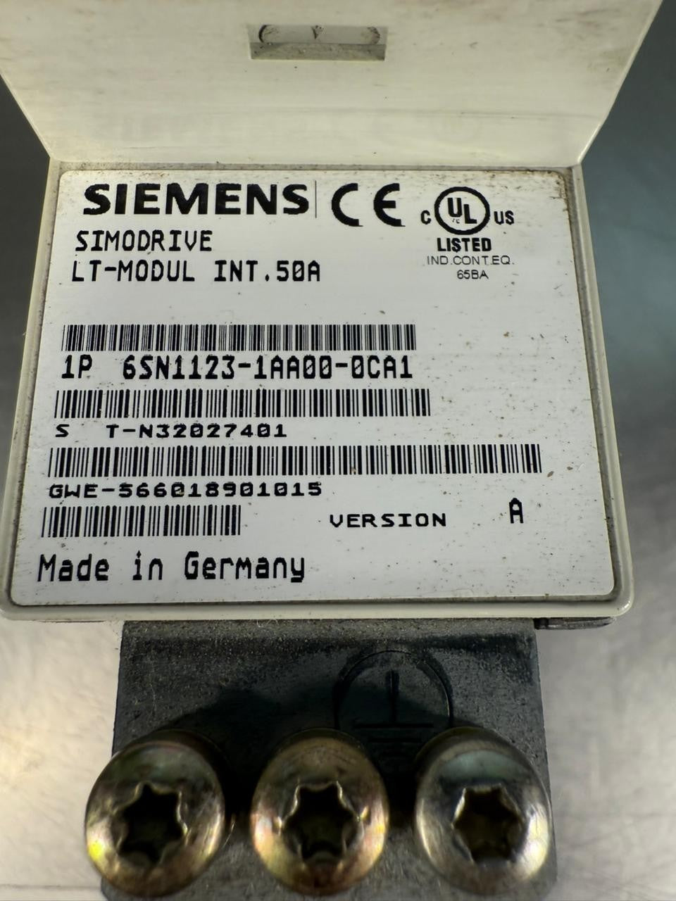 Siemens 6SN1123-1AA00-0CA1 Simodrive  / 6SN1118-0DG21-0AA1        (12.4.4)