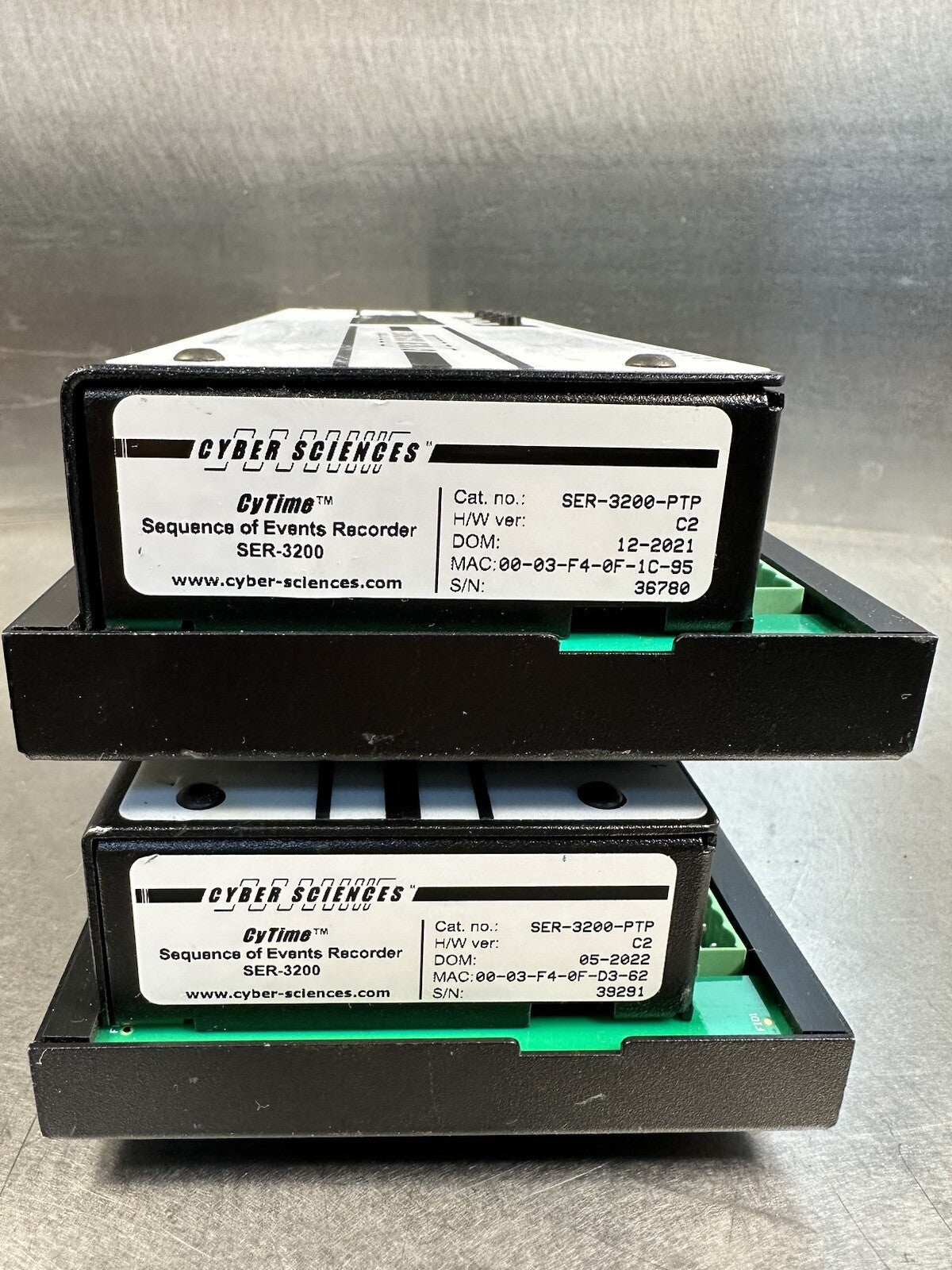 CYBER SCIENCES SER-3200 CYTIME EVENT RECORDER SER-3200  24VDC        (BIN-1.2.2)