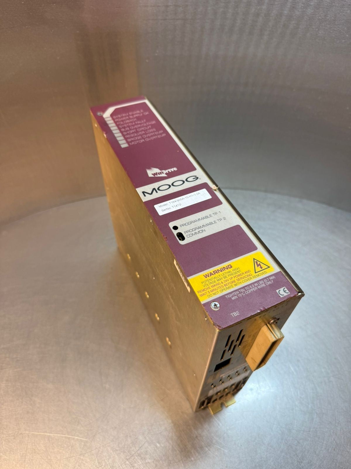 Moog T164-905A-10-H1-2-2A Servo Drive                       (2.5.4)
