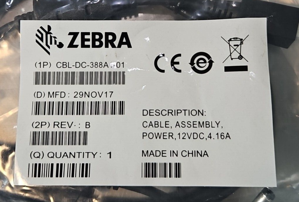 Zebra CRD-MC5X-RCHG1-01 USB Charging Cradle with Spare Battery (BIN1.3.2)
