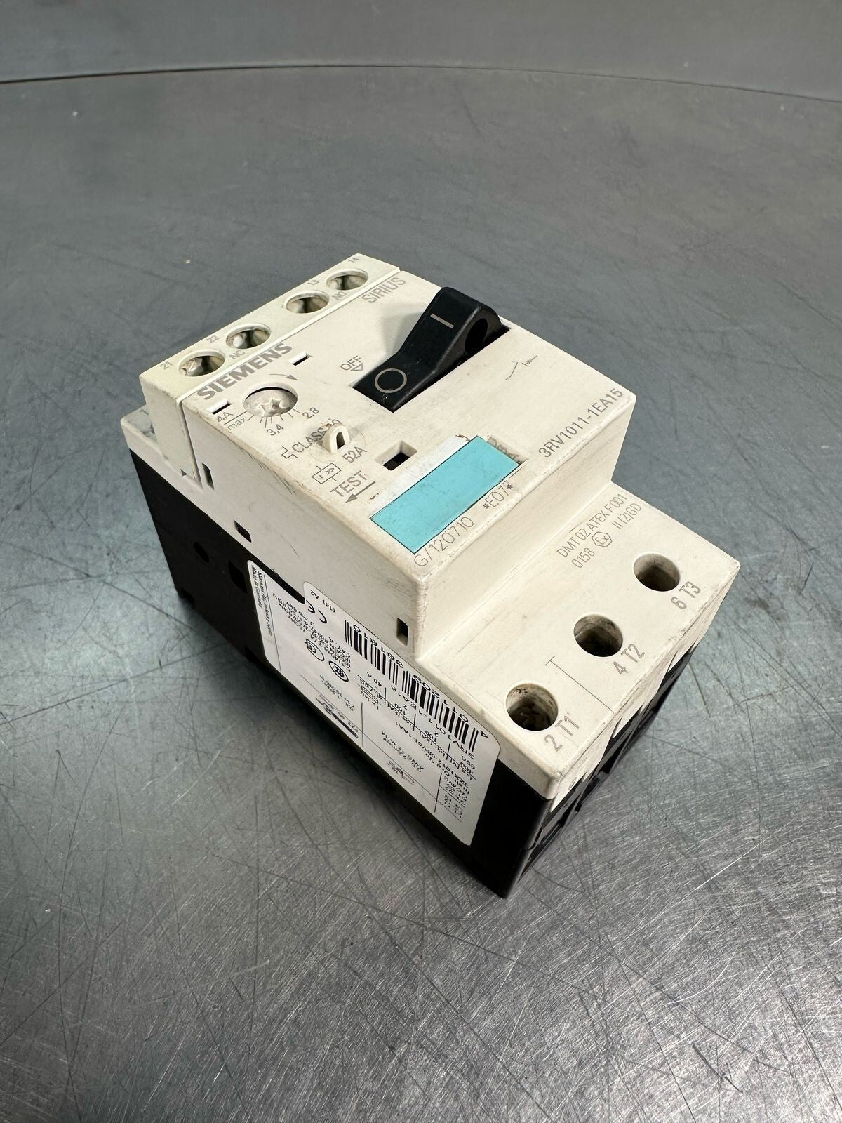 Siemens 3RV1011-1EA15 SIRIUS Circuit Breaker                        (7.4.3)