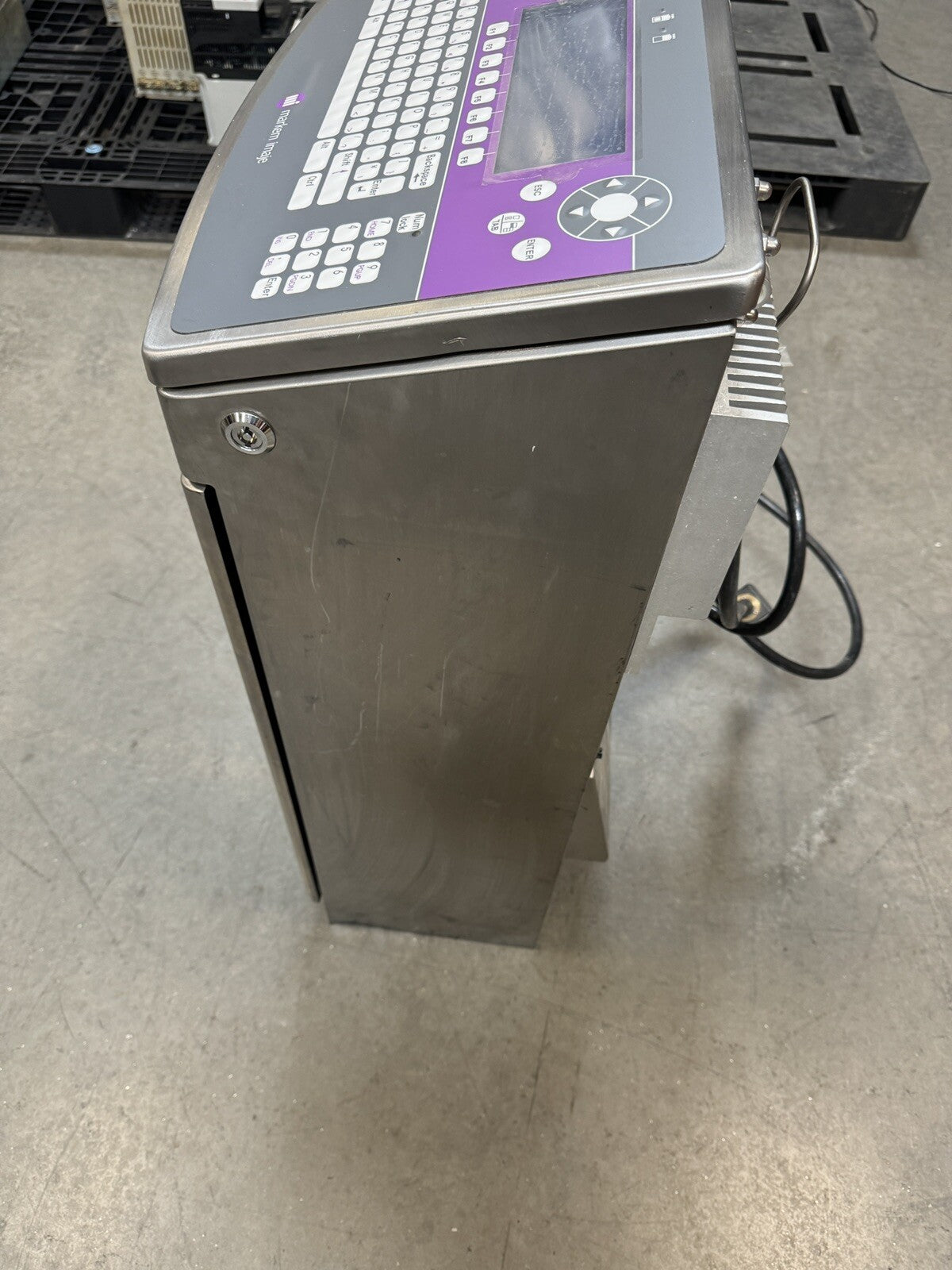 Markem-Imaje 9040 Ink Jet Printer with ENP35372/B Print head module