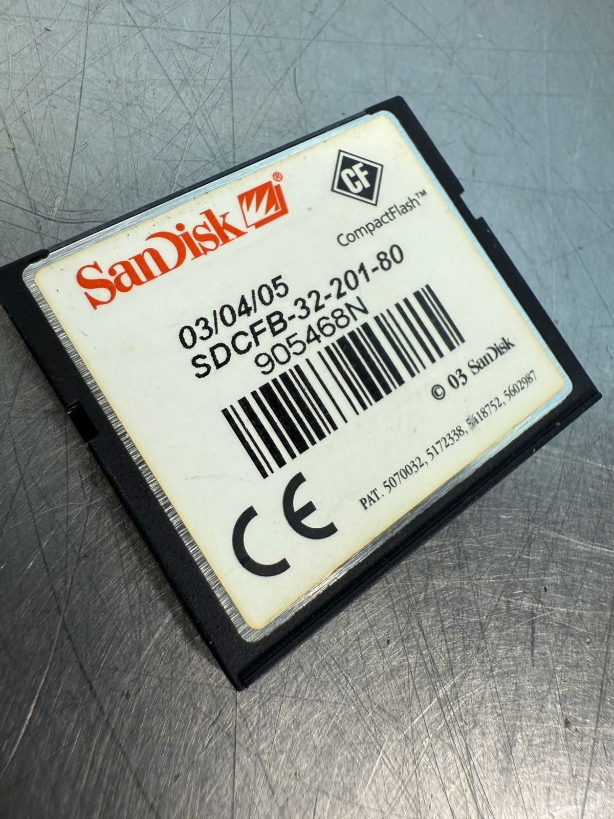 Sandisk SDCFB-32-201-80 Integrated Circuit                         (6.3.1)